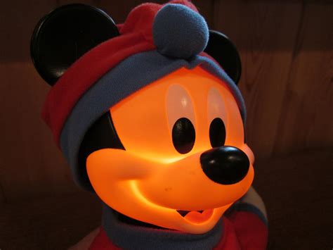 Mattel Plush Mickey Mouse Lights Up Glow Night Light