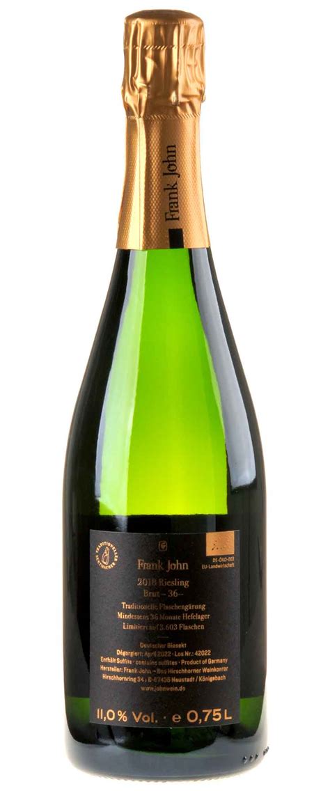 Frank John Riesling Brut Min Mon Hefelager Bio Vinocentral