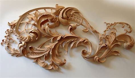 Rococo WOOD CARVING by Master Wood Carver Alexander Grabovetskiy