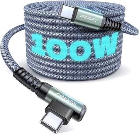 Ainope Usb C Auf Usb C Kabel 100w 3m Grau Preisvergleich Geizhals