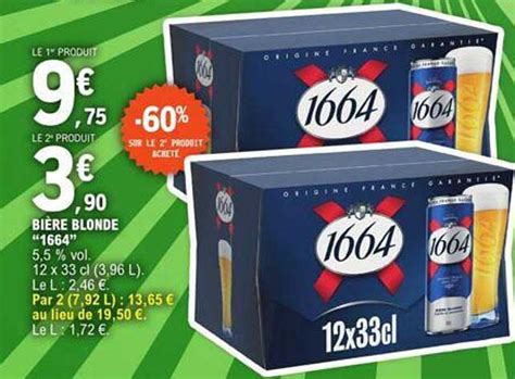 Promo Bi Re Blonde Chez E Leclerc Icatalogue Fr