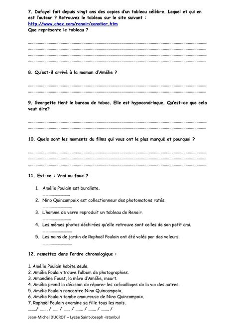 Répondez aux questions s