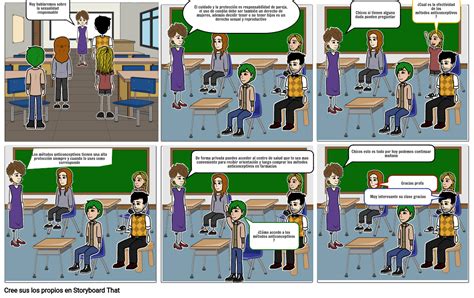 Historieta Sexualidad Responsable Storyboard By 7c090835