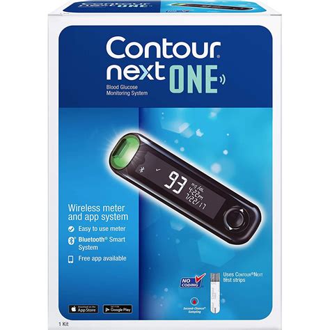 Contour Next One Blood Glucose Monitoring System With 10 Bayer Contour