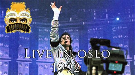 Michael Jackson Dangerous World Tour 1992 Oslo Full Concert Youtube