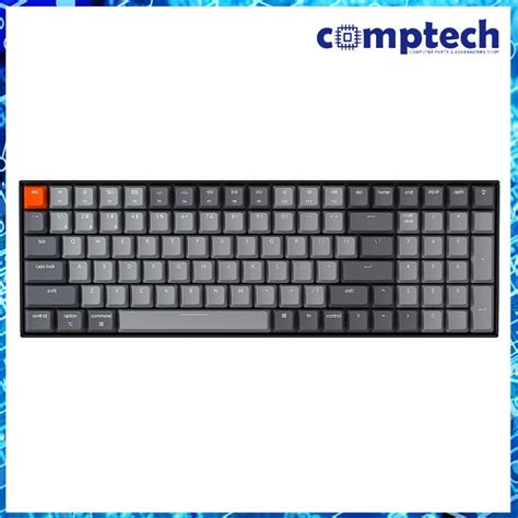 Keychron K Hot Swappable White Led Gateron Red Blue Brown Switch Keys Wired