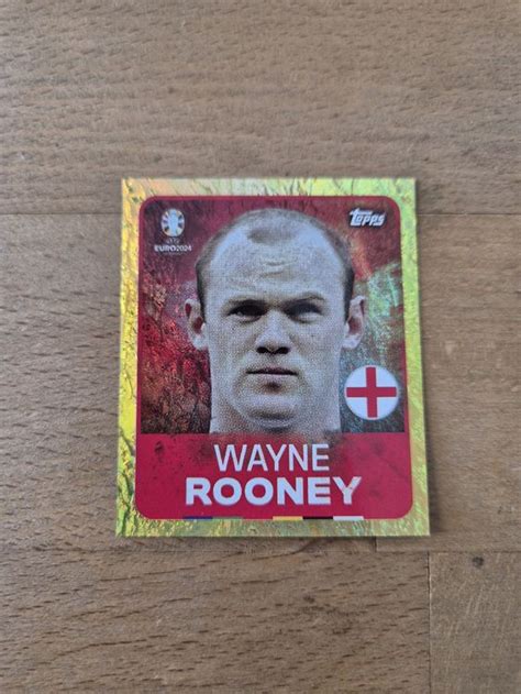 Gold Wayne Rooney LEG Topps Euro 2024 Sticker Kaufen Auf Ricardo