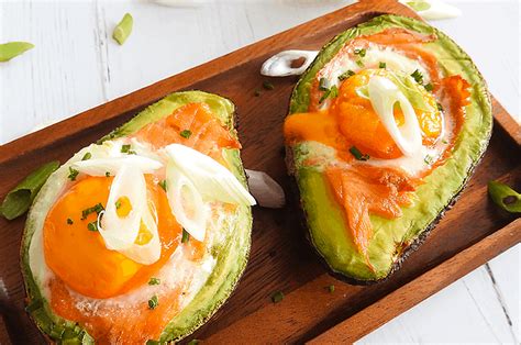 Egg And Smoked Salmon Avocado Boats Feed Your Sole