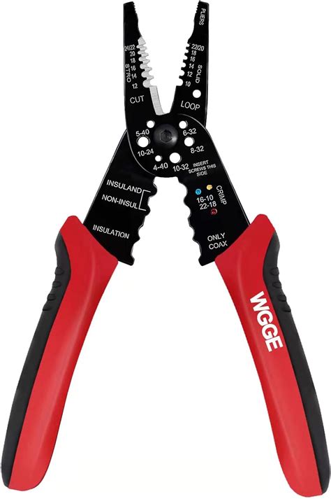 Wgge Wg Professional Inch Wire Stripper Wire Crimping Tool Wire