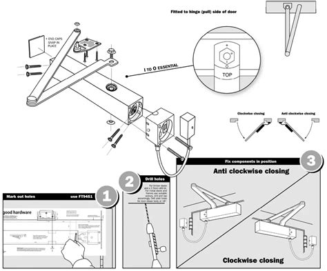 Allgood 9451 Electromagnetic Overhead Door Closer Instruction Manual