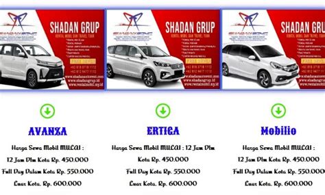 Rental Mobil Jakarta Selatan Dengan Supir Harga Rb Hadiwibowo