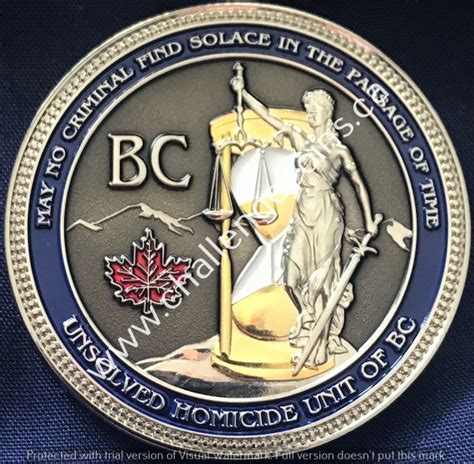 Rcmp E Division Major Crime Unsolved Homicide Unit Of Bc Silver