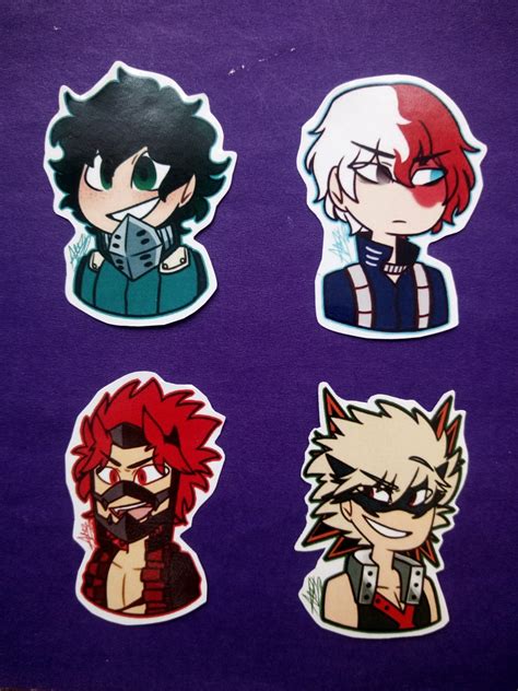 Bnha Stickers Boku No Hero Academia Stickers Bnha Etsy España