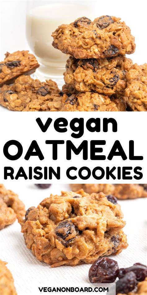 Quick And Easy Vegan Oatmeal Raisin Cookies