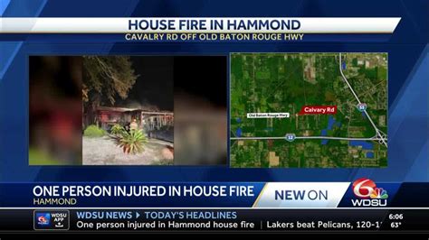 Hammond house fire rescue