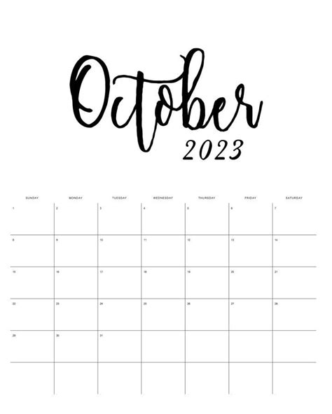 Free printable 2023 minimalist calendar – Artofit