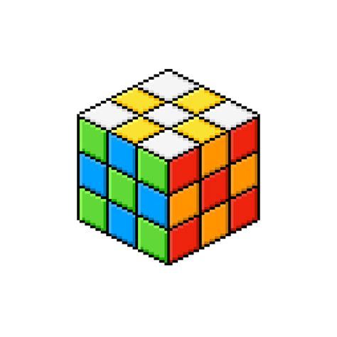 rubiks cube pixel art by fa1setheory on DeviantArt