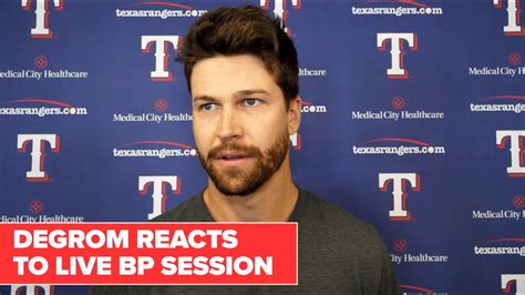 Jacob DeGrom Interview After Really Good Throwing Session Texas