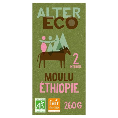 Achat Alter Eco Commerce Equitable Café Arabica moulu Bio d Ethiopie