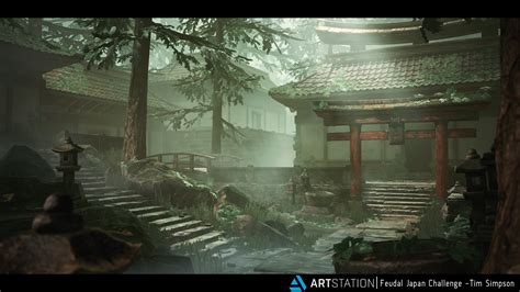 [UE4] Abandoned japanese village + tutorial vlogs — polycount