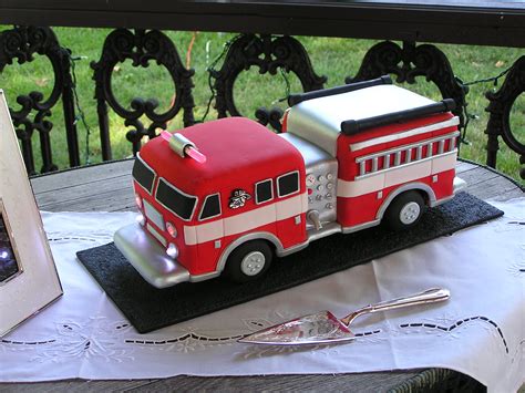 Fire Truck Cake Topper