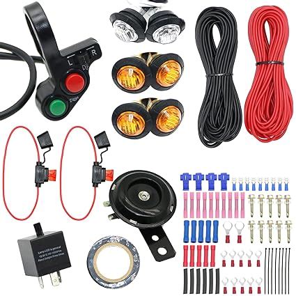 Amazon Universal Utv Atv Sxs Scooter Led Turn Signal Horn Kit