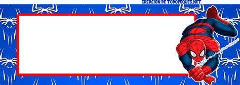 Printable Spiderman Name Tag Template