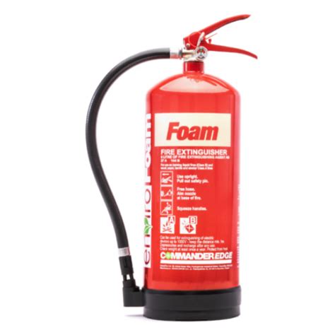 Commander FX FFF 006 6ltr Fluorine Free Foam Fire Extinguisher