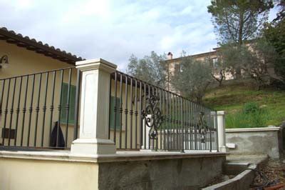 Ringhiera Per Balcone Con Ferro Lavorato Lavorazione Ferro