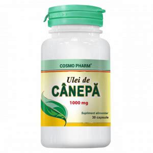 Ulei De Canepa Mg Cps Cosmo Pharm Naturisti Ro