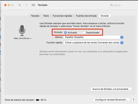 Cómo activar la función de dictado en un Mac