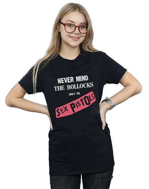 Sex Pistols Women S Never Mind The Bollocks Boyfriend Fit T Shirt Fruugo Uk