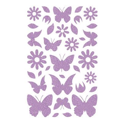 Gommettes Paillettes Papillons Et Fleurs Maildor Chez Rentreediscount