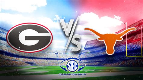 Georgia Vs Texas Predictions Pick Odds Spread For Sec Championship