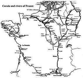 THE FRENCH CANAL ROUTES TO THE MEDITERRANEAN