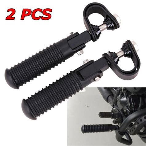 Motorcycle Highway Engine Crash Bar Guard Foot Pegs Clamp Footrest