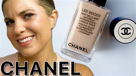 Chanel Les Beiges Healthy Glow Foundation Review Swatches Try On