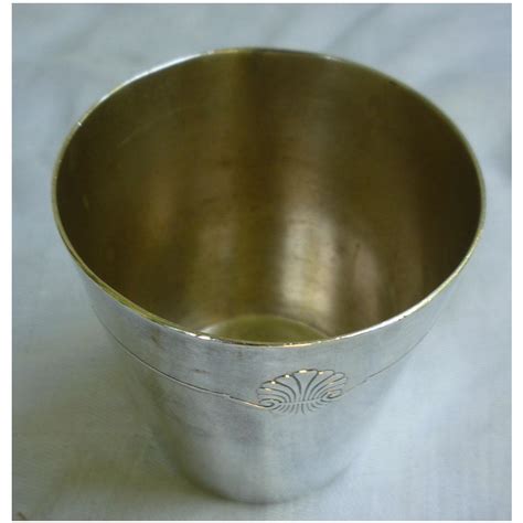 Vintage Christofle France Silverplate Baby Cup From Chezmarianne On