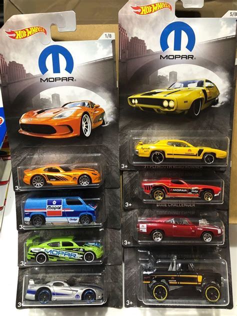 Hot Wheels Mopar Set Of 8 Cars Last Set Hobbies Toys Toys Games On Carousell