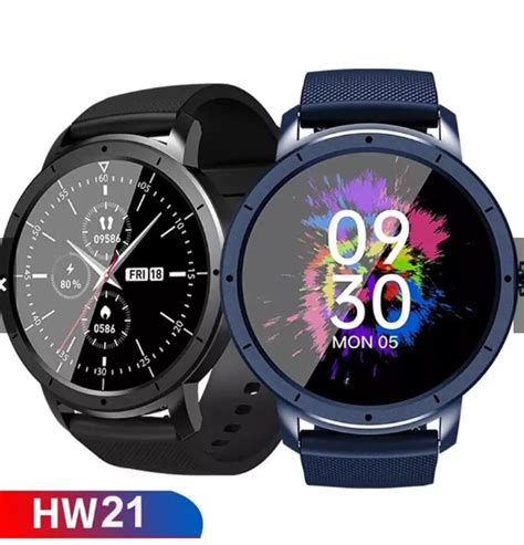 Smartwatch HW21 Redondo Lançamento Wall info