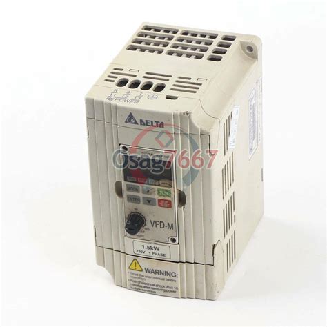 1PC Used Delta Inverter VFD015M21A 1 5KW EBay