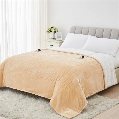 Amazon.com: Homemate Heated Electric Blanket Queen Size - 84"x90 ...