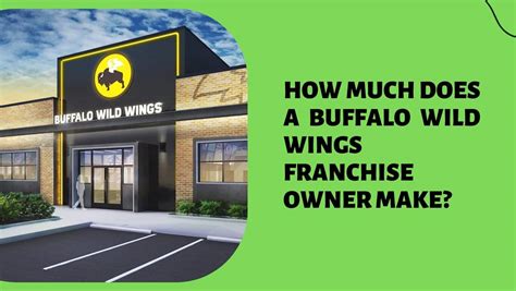 Buffalo Wild Wings Franchise Owner Revenue Salary Profit