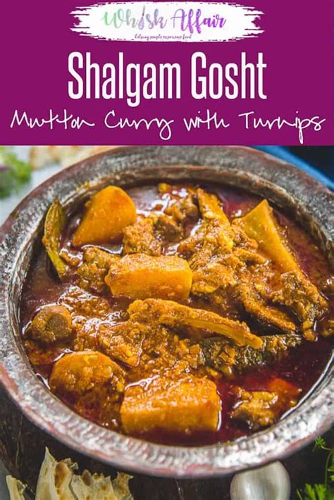 Shalgam Gosht Mutton Curry With Turnip Recipe Mutton Recipes