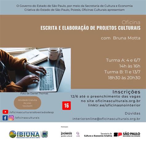 Curso De Projetos Culturais Jornal Voz De Ibi Na