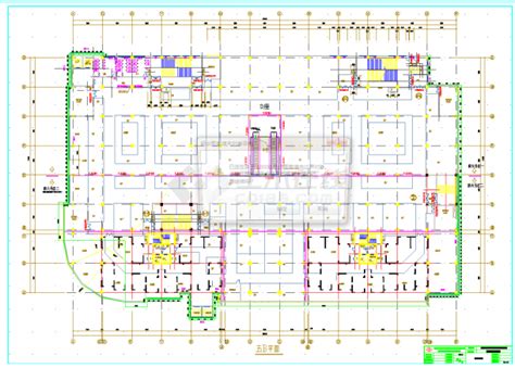 某地区大型商场幕墙建筑施工图（详细）商业建筑土木在线