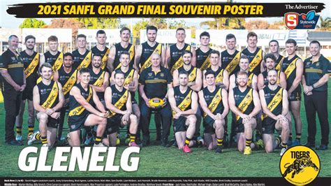 Sanfl Grand Final 2021 Download Glenelg And Eagles Team Posters The