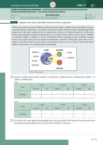 Page 131 Fizik 12 Beceri Temelli Etkinlik Kitabı