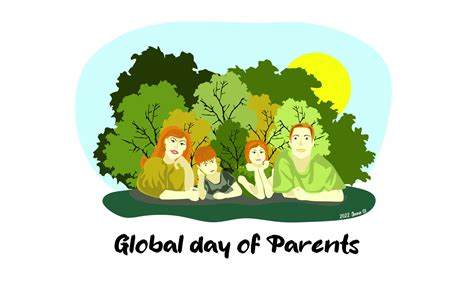 Bonne Journ E Mondiale De L Illustration Vectorielle Des Parents