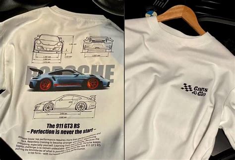 Porsche Gt Rs Aesthetic Tshirt Porsche Gt Rs Side Etsy